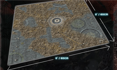 Battle Systems: Alien Catacombs Gaming Mat 2x2