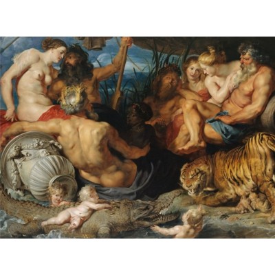 Puzzle: Rubens - Die vier Flüsse des Paradieses (1000 Teile)