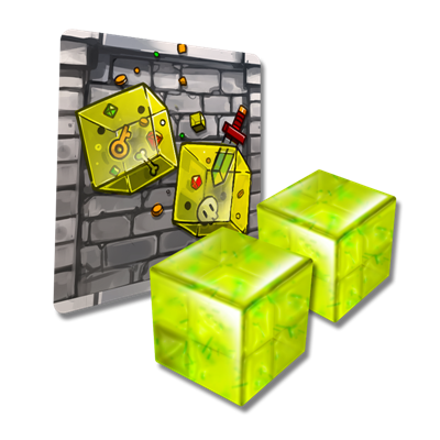 Dungeon Drop - Gelatinous Cubes