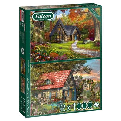 The Woodland Cottage - 2x 1000 Teile