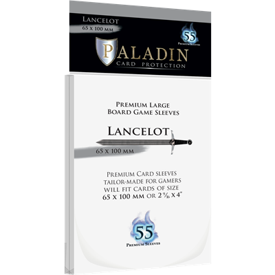 Paladin Sleeves - Lancelot Premium Large 65x100 (55 Sleeves)