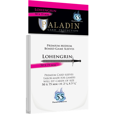 Paladin Sleeves - Lohengrin Premium Medium 50x75mm (55 Sleeves)