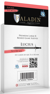 Paladin Sleeves - Lucius Premium Large B 76x102mm (55 Sleeves)