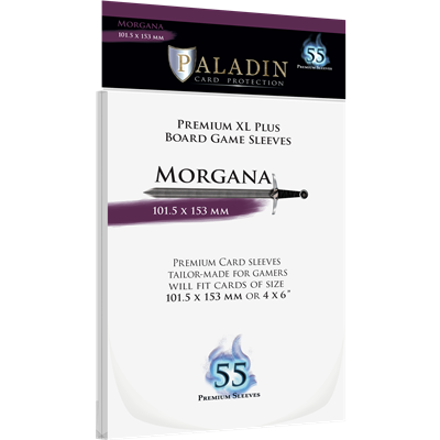 Paladin Sleeves - Morgana Premium XL PLUS 101.5x153mm (55 Sleeves)