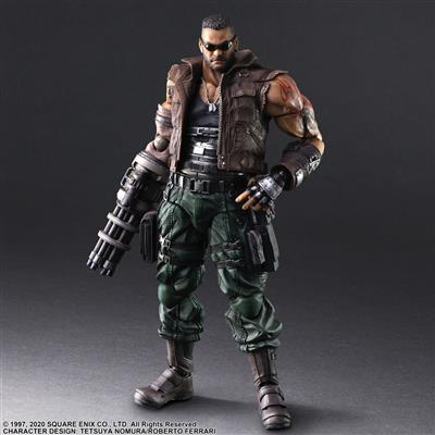 FINAL FANTASY VII REMAKE PLAY ARTS KAI ACTION FIGURE - BARRET WALLACE VER. 2