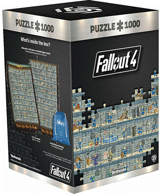 Fallout 4 Perk Poster Puzzle 1000