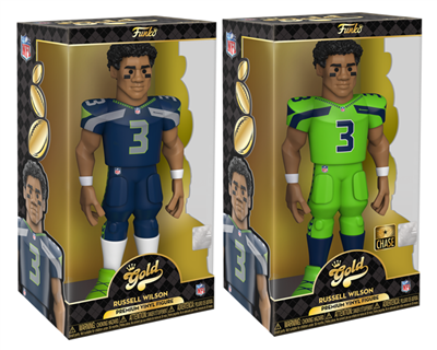 Funko Gold 12" NFL: Seahawks- Russell Wilson w/Chase (1+1 chase figure)