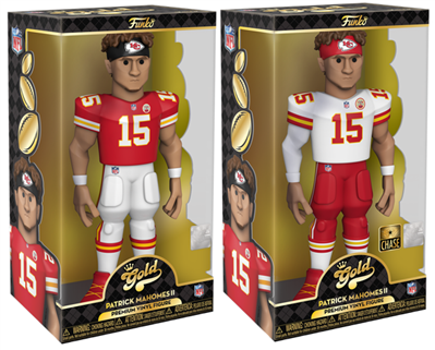 Funko Gold 12" NFL: Chiefs- Patrick Mahomes w/Chase (1+1 chase figure)