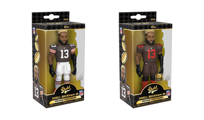 Funko Gold 5" NFL: Browns - Odell Beckham Jr (Home Uni) w/Chase Assortment (5+1 chase figure)