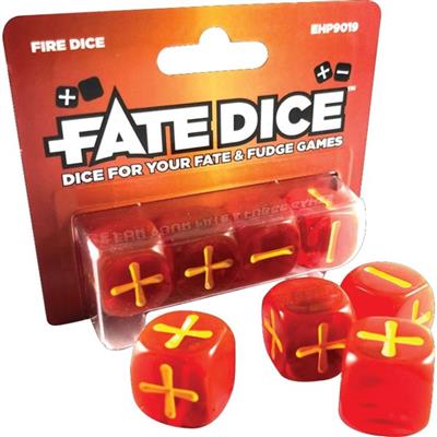 Fate Core Dice: Fire Dice