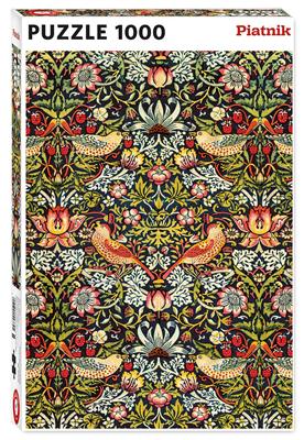 Puzzle: William Morris - Erdbeerdieb, Stoffdesign (1000 Teile)