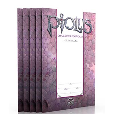 Ptolus Character Portfolio 5pk for 5e - EN