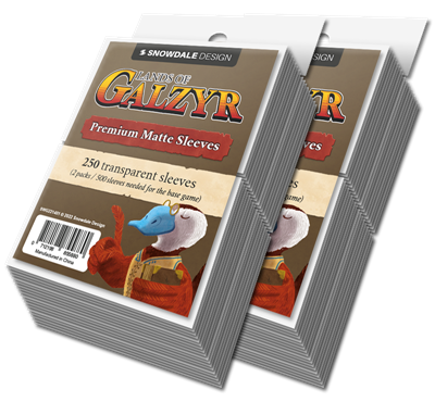 Lands of Galzyr Accessories: Sleeve pack