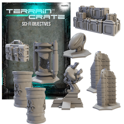 Terrain Crate - Sci-fi objectives