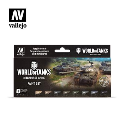 Vallejo World of Tanks Miniatures Game Paint Set