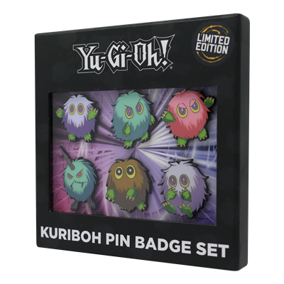 Yu-Gi-Oh Set of 6 Limited Edition Kuriboh Pin Badges