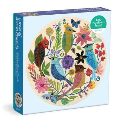 Circle of Avian Friends Round Puzzle - 1000pcs - EN