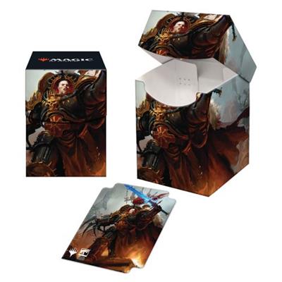 UP - Warhammer 40k Commander Deck 100+ Deck Box V2 for Magic: The Gathering