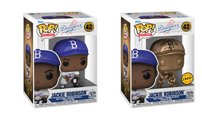 Funko POP! Icons: Jackie Robinson w/Bronze Chase (5+1 chase figure)