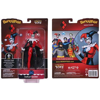 DC Comics - Bendyfigs - Harley Quinn Jester Outfit