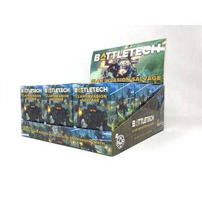 Battletech - Clan Invasion Salvage Blind Box Display (9) - EN