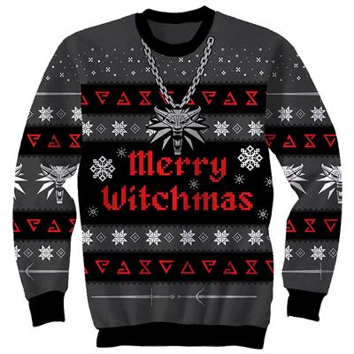 The Witcher 3 Merry Witchmas Ugly Holiday Sweater