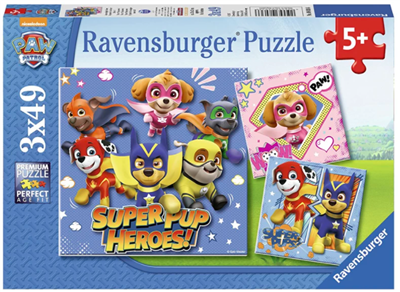 Ravensburger Puzzle PAW: Paw Patrol 3 x 49 pcs