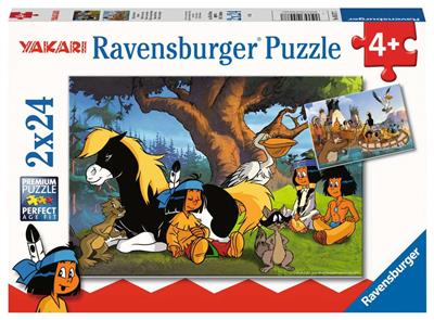 Ravensburger Kinderpuzzles Yakari und seine Freunde 2x24 pcs