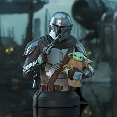 Gentle Giant - Star Wars The Mandalorian With Grogu 1/6 Scale Px Bust