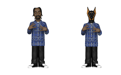 Funko Vinyl Gold 5" Snoop Dogg - Vinyl 1 w/Chase (5+1 chase figure)