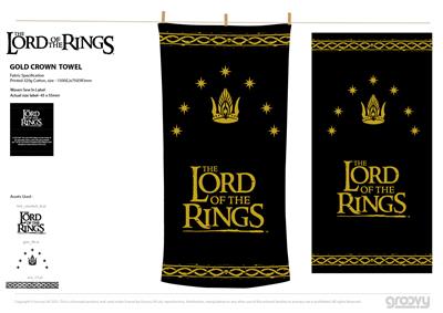 LOTR: Crown - Cotton Towel