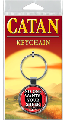 Catan Keychains No One Wants Sheep 
