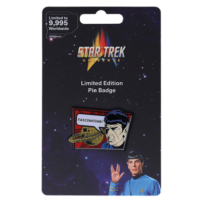 Star Trek Limited Editon Spock Pin Badge