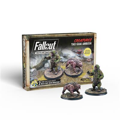 Fallout Wasteland Warfare - Creatures: Yao Guai Ambush - EN