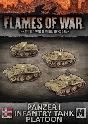 Flames Of War: Eastern Front Panzer I Infantry Tank Platoon (x4) - EN