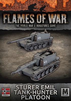 Flames Of War: Eastern Front Sturer Emil Tank-Huner Platton (x2) - EN
