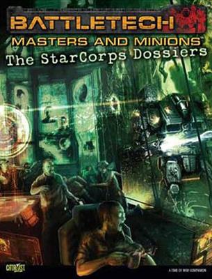 Battletech Masters & Minions Starcorps Dossiers - EN