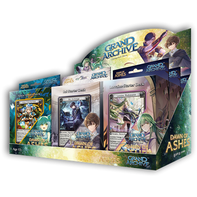 Grand Archive TCG: Dawn of Ashes Starter Deck Display (9 Decks) - EN