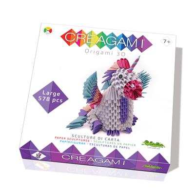 Creagami/Origami: Einhorn (576 Teile) - DE/HU/CZ/SK/IT