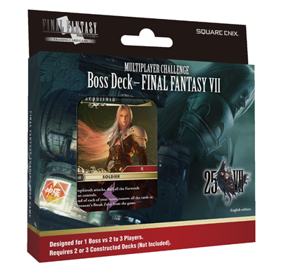 Final Fantasy TCG - Multiplayer Challenge Boss Deck Display (6 Deck) - Final Fantasy VII - DE