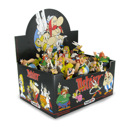 Plastoy - Display Box - 60 Assorted Asterix Figures