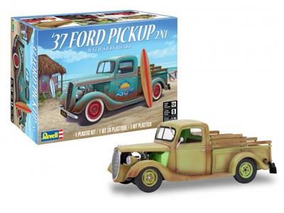 Revell: 37 Ford Pickup with surfboard 2N1 (1:25)