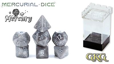 Mercurial Dice - Mercury (7 Dice Set)