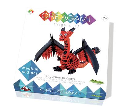 Creagami/Origami: Drache Medium - DE/HU/CZ/SK/IT