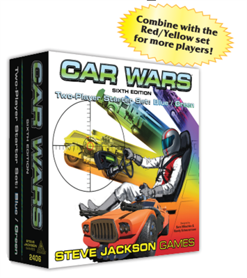 Car Wars 6th Edition Two-Player Starter Set Blue/Green - EN
