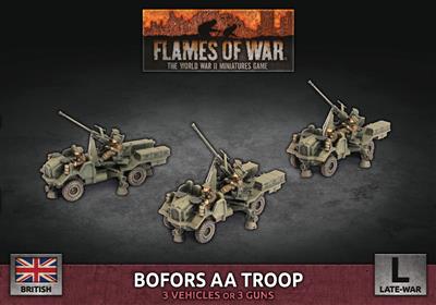Flames Of War - Bofors SP AA Troop (3x) - EN