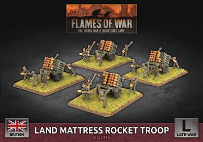 Flames Of War - Land Mattress Rocket Troop (4x) - EN