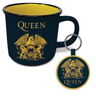 Pyramid Gift Set (Campfire Mug and Keychain) - Queen (Crest)