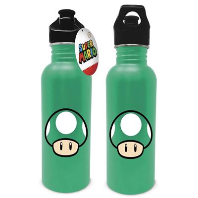 Pyramid Metal Canteen Drinks Bottle - Nintendo (Mushroom) 25oz/700ml