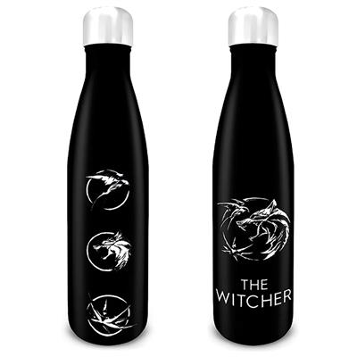 Pyramid Metal Drinks Bottle - The Witcher (Sigils) 19oz/540ml